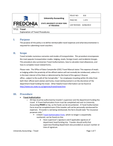 Procedure - SUNY Fredonia
