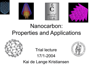 Nanocarbon: Properties and Application