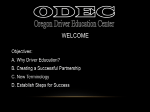 What is a LOS - Oregon Driver Education Center