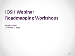IOSH Railway Group Health and Wellbeing Roadmapping