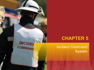 Chapter 5: Incident Command System