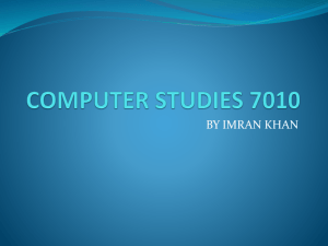 COMPUTER STUDIES 7010