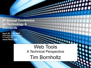 Web Tools - Technical Trends