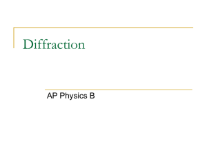 AP_Physics_B_-_Diffraction