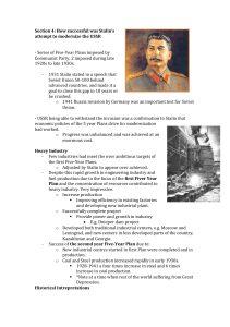 Section 4 How successful was Stalin's Attempt