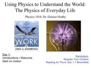 Learning physics - University of Colorado Boulder
