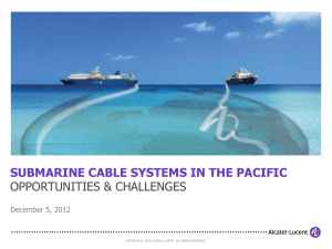 submarine cable systems in the pacific
