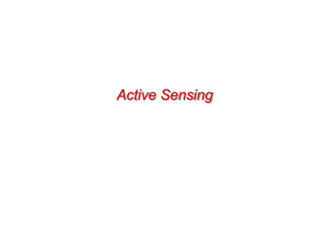 Active Sensing