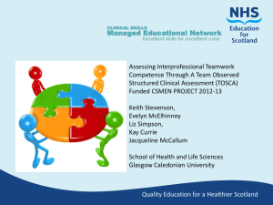 K Stevenson - Clinical Skills Managed Educational Network