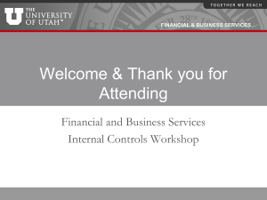 University Graphic Identity - Financial & Business Services