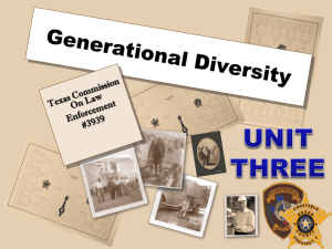 UNIT THREE Generational Diversity