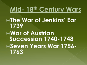 The Mid-18th Century Wars