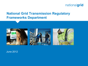National Grid Power Point template