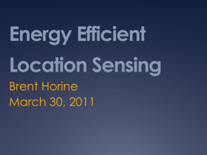 EnergyEfficientLocationSensing