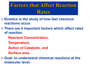 Kinetics:Reaction Rate[C,T]