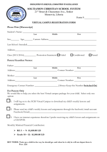 the registration form