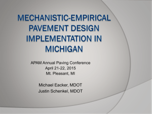 What is ME? - APAM, Asphalt Pavement Association of Michigan