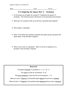 5.5 Completing the Square (Part 2