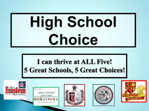 High School Choice - Montgomery County Public Schools