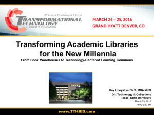 Transforming Your University or College Library