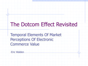 The Dotcom Effect Revisited