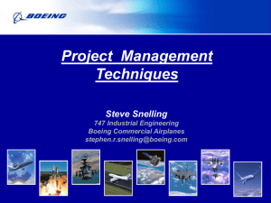 Boeing Corporate PPT Template