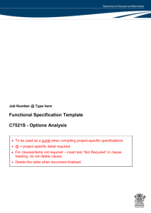 C7521S Options Analysis