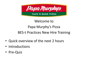 Welcome to Papa Murphy's - BES-t