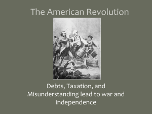The Causes of the American Revolution1