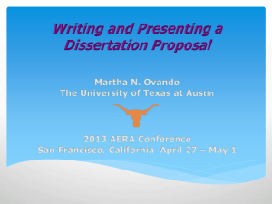 Writing and Presenting a Diss Proposal_9Apr2013