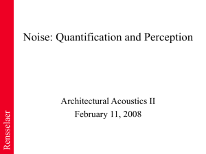Fundamentals of Acoustics - Program in Architectural Acoustics