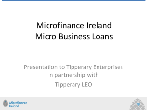 Microfinance presentation (size 103.8 KB)