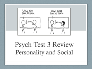 Psych Test 3 Review
