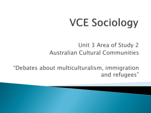 4_multiculturalism - VCE Sociology resources