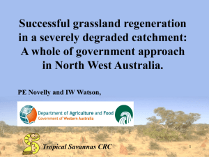 Successful grassland regeneration in a severely degraded catchment