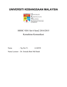 Hc2 - iFolio - Universiti Kebangsaan Malaysia