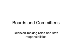 Boards and Committees