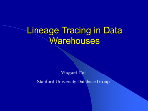 A Warehousing Approach to Data and Knowledge Integration