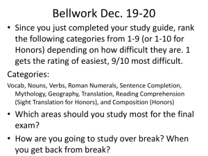 Bellwork Dec. 19-20