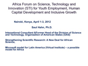 Africa Forum on Science, Technology and Innovation (STI