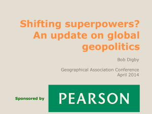 Shifting superpowers? - Geographical Association