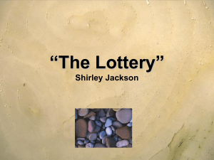 The Lottery Powerpoint