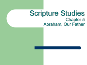 Scripture Studies Chapter 05 Abraham, Our Father
