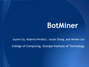 BotMiner - Computer Science & Engineering