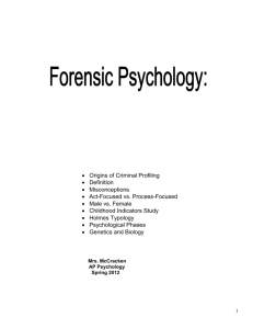 Forensic Psych 2 - Simpson County Schools