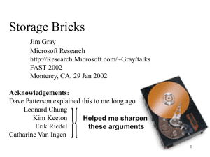 Storage Bricks - Microsoft Research