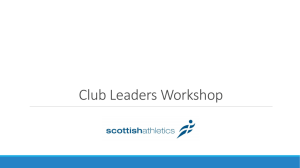 Club-Workshop - Scottish Athletics
