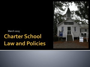 Legal Updates - March - the NC Office of Charter Schools Wiki!