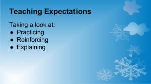 Teaching Expectations