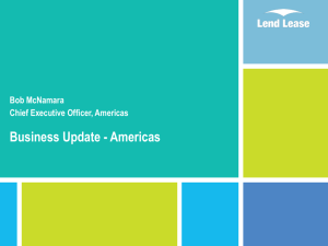 View Presentation - Lend Lease Investor Day 2011